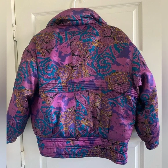 Vintage Purple Puffer Jacket - Picture 6 of 8